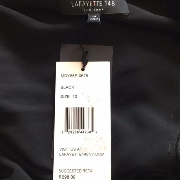 Lafayette 148 NY Josefina Silk-Blend Blouson Dress - Picture 10 of 11